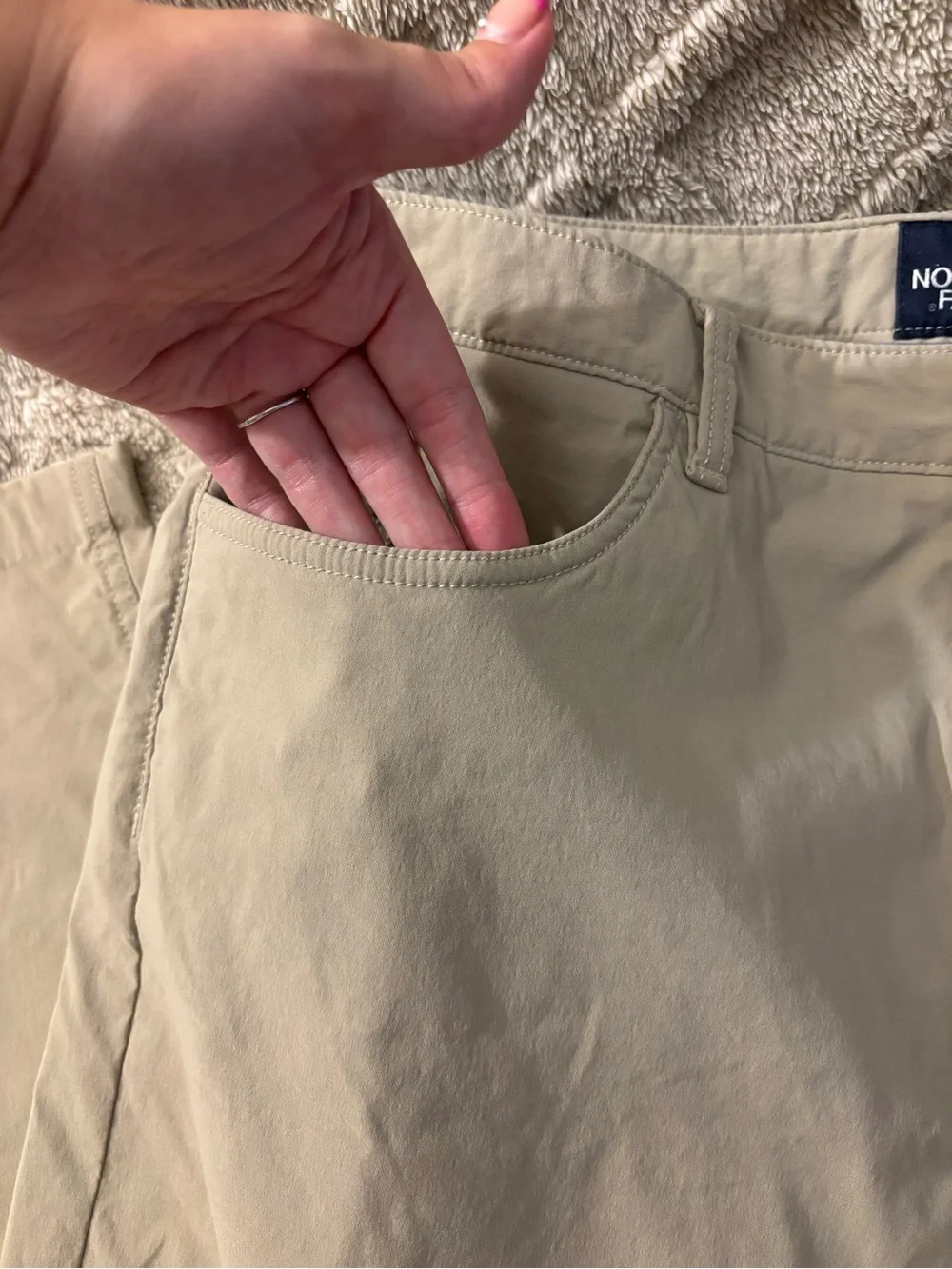 The North Face Men's Light Tan Performance pants